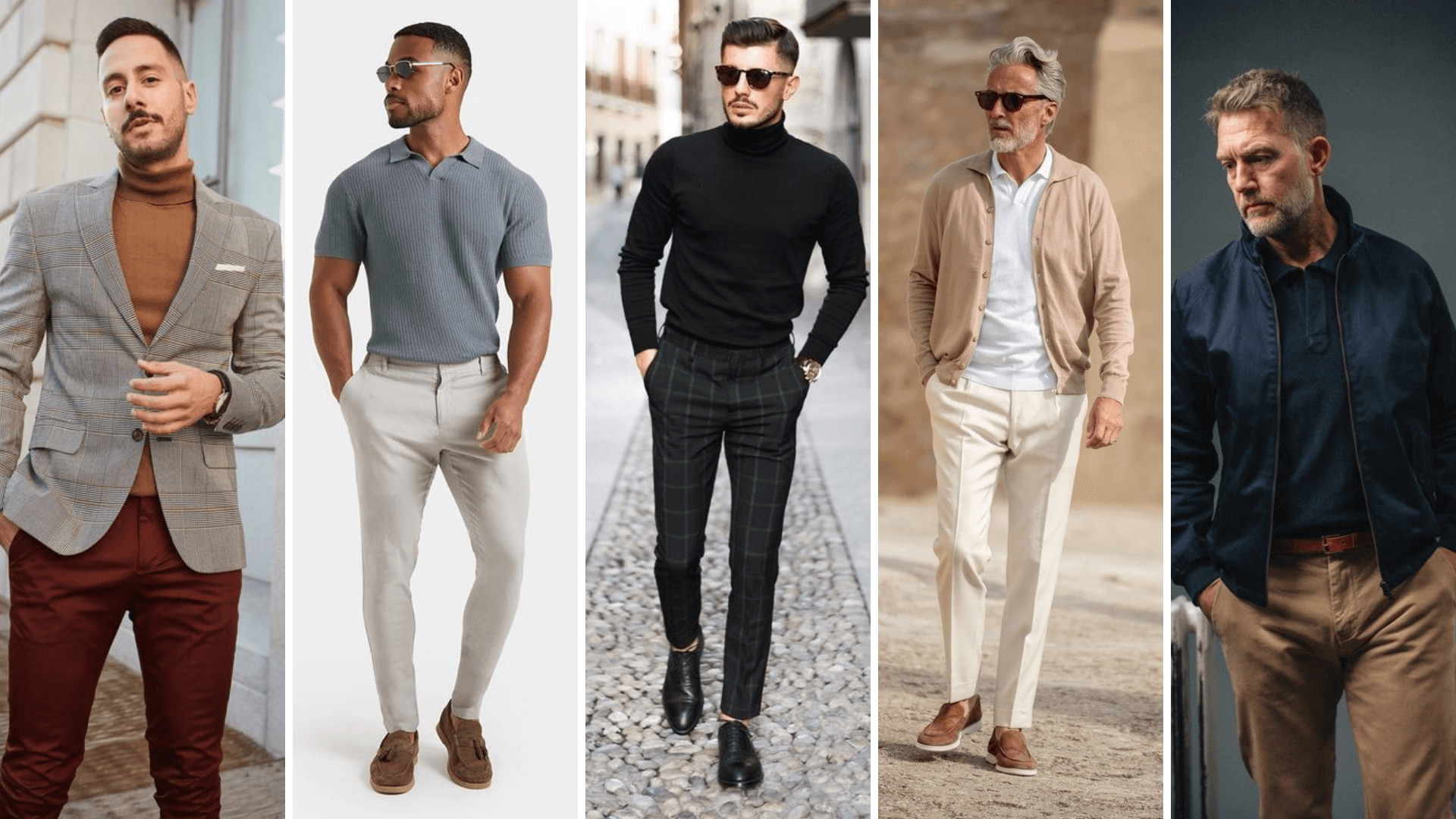 polo y cardigan smart